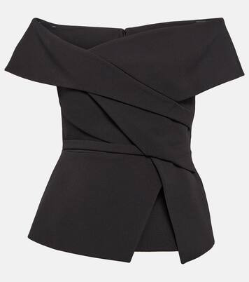 Eimear off-shoulder crêpe top | Mytheresa (UK)