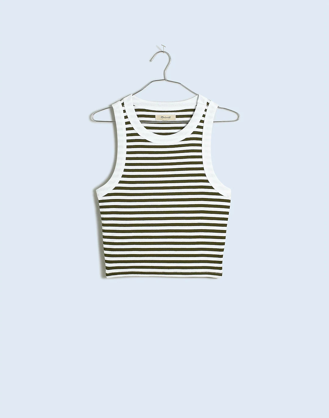 Ribbed Cutaway Crop Tank | Madewell