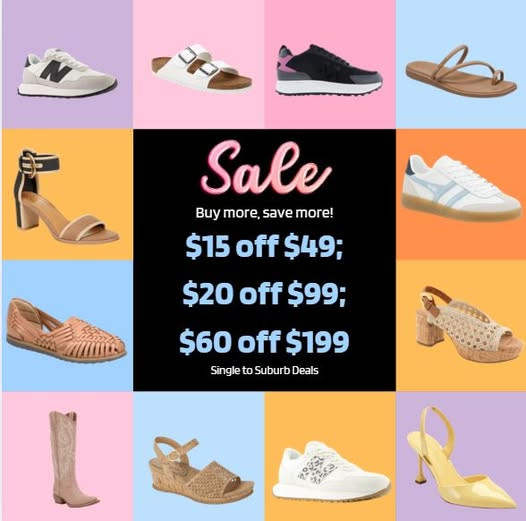 This sale is actually SO good 😍👟

DSW is doing a buy more, save more event 🙌
(yes… it even works on clearance 👀)

✨ $15 off $49
✨ $20 off $99
✨ $60 off $199

Use code EXCITE
Ends tomorrow!

I’ll put the link in the comments if you wanna browse 👇

#dsw #dswfinds #shoedeals #salealert #springstyle #summerstyle #dealfinds #ltkstyle #ltkdeals #onlinestyle 

 