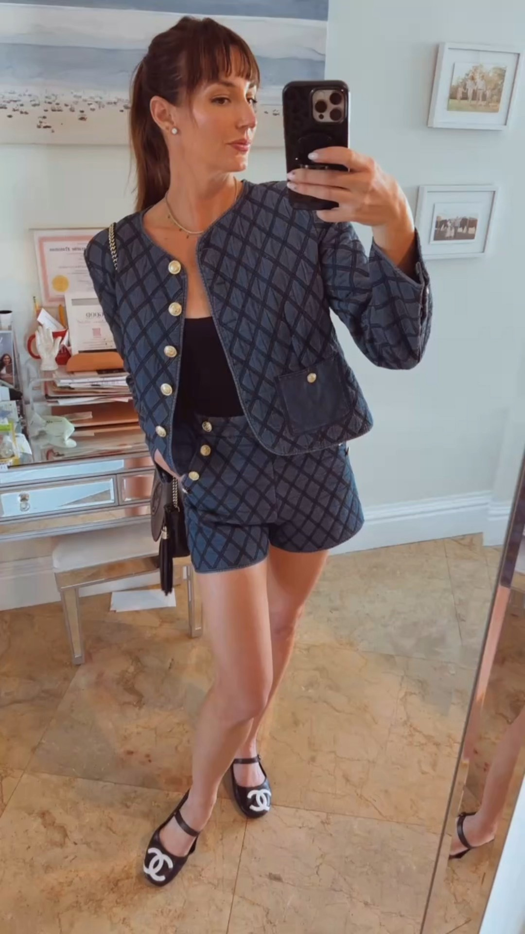 Quilted denim shirt matching set for the win

#LTKHoliday #LTKOver40 #LTKdayinmylife