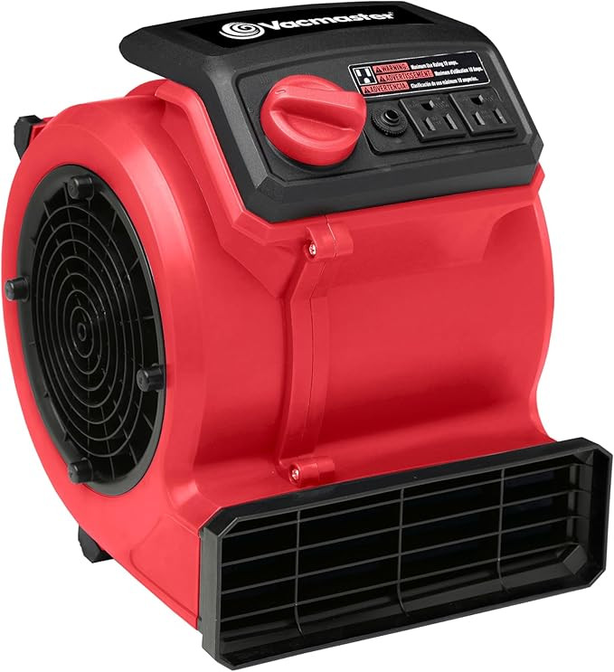 Vacmaster 3 Speed Floor Fan 156W 550CFM Air Mover Utility Blower Fan – AM201 1101 | Amazon (US)