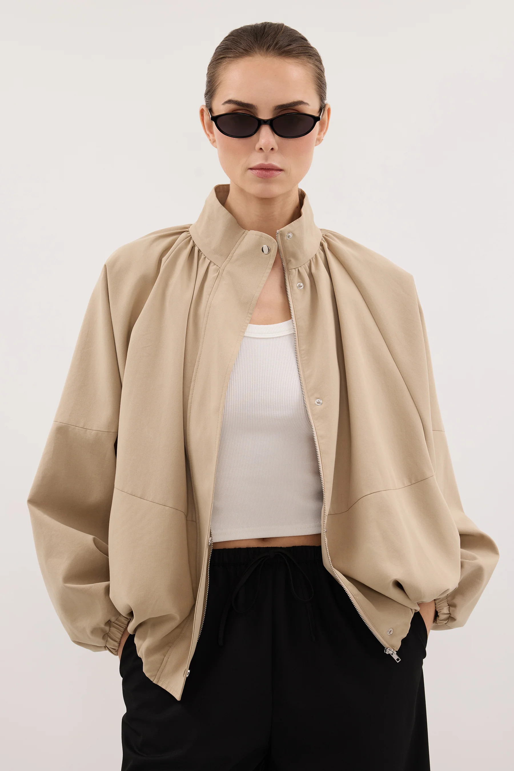 OAKLEE STONE BATWING LIGHTWEIGHT JACKET | DISSH
