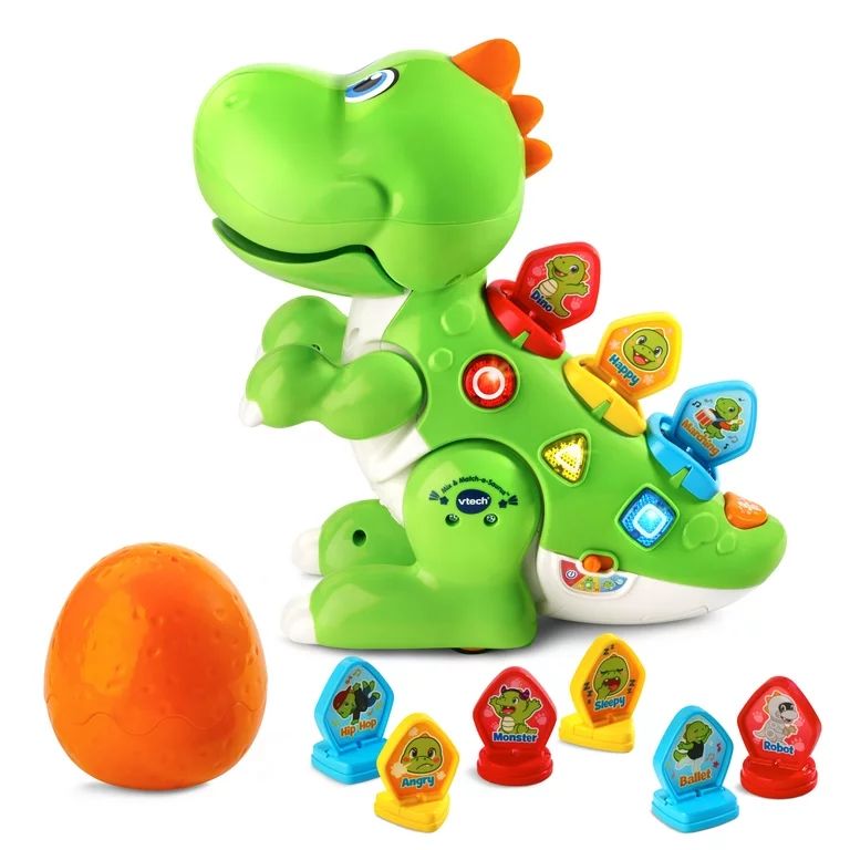 VTech Mix and Match-a-Saurus, Dinosaur Learning Toy for Kids, Green | Walmart (US)
