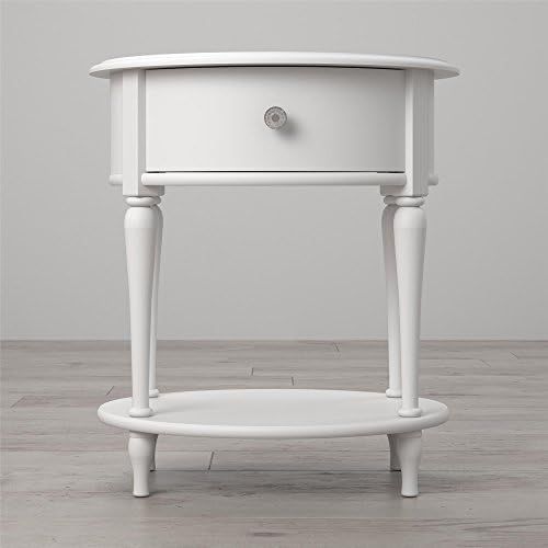 Little Seeds Rowan Valley Laren Oval Nightstand, White | Amazon (US)