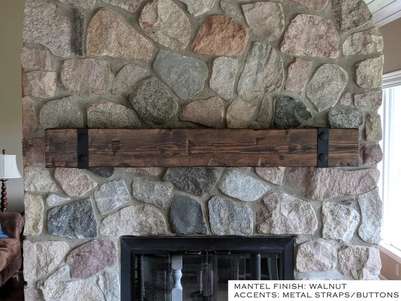 Fireplace Mantel Barn Beam Mantel Wooden Beam Mantel | Etsy | Etsy (US)