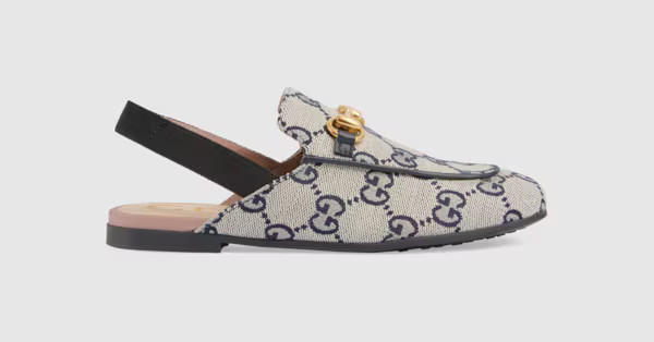 Gucci Children's Princetown GG canvas slipper | Gucci (US)