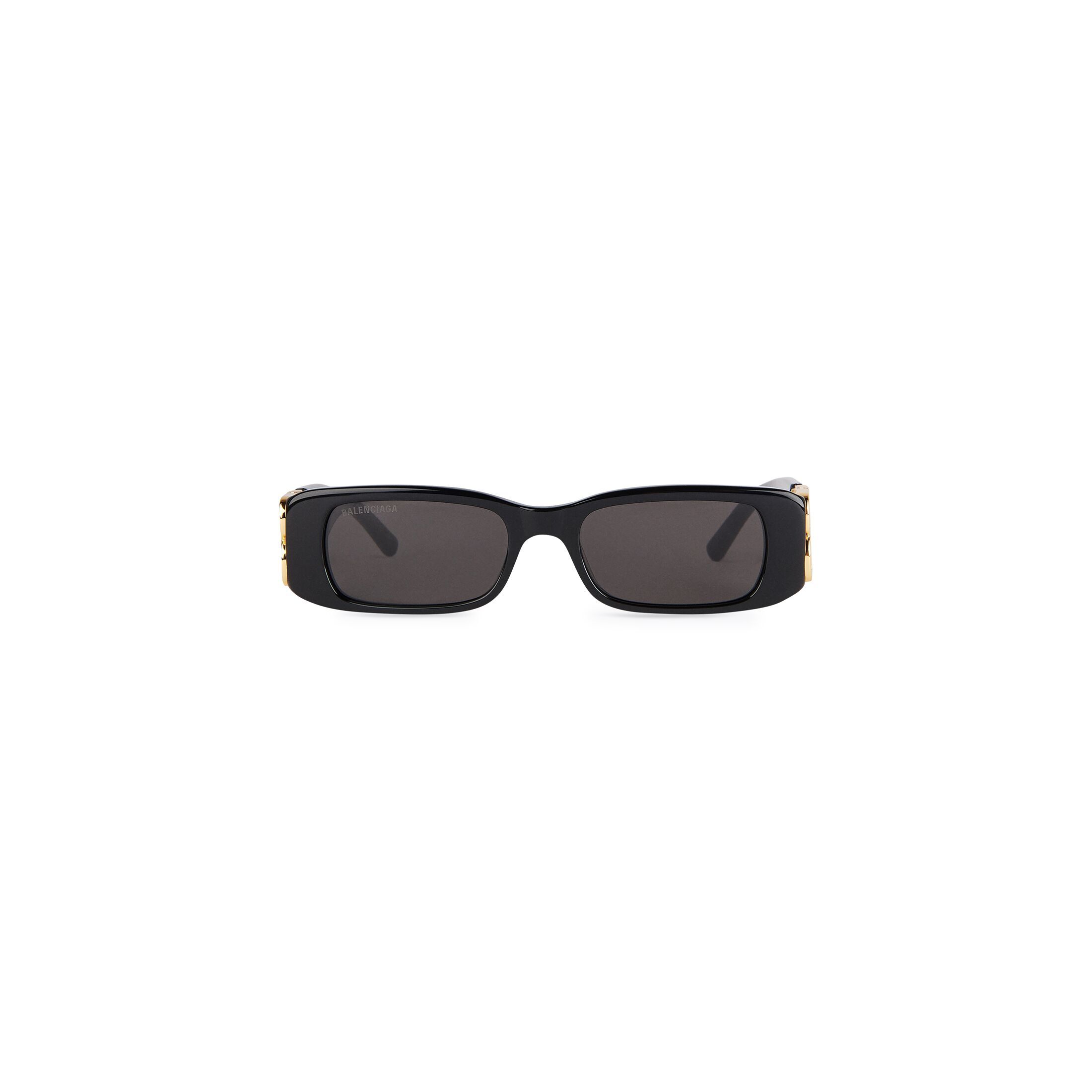 Dynasty Rectangle Sunglasses in Black | Balenciaga