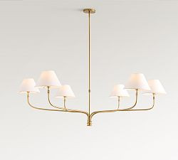 Collins Metal Round Chandelier (36"-51") | Pottery Barn (US)