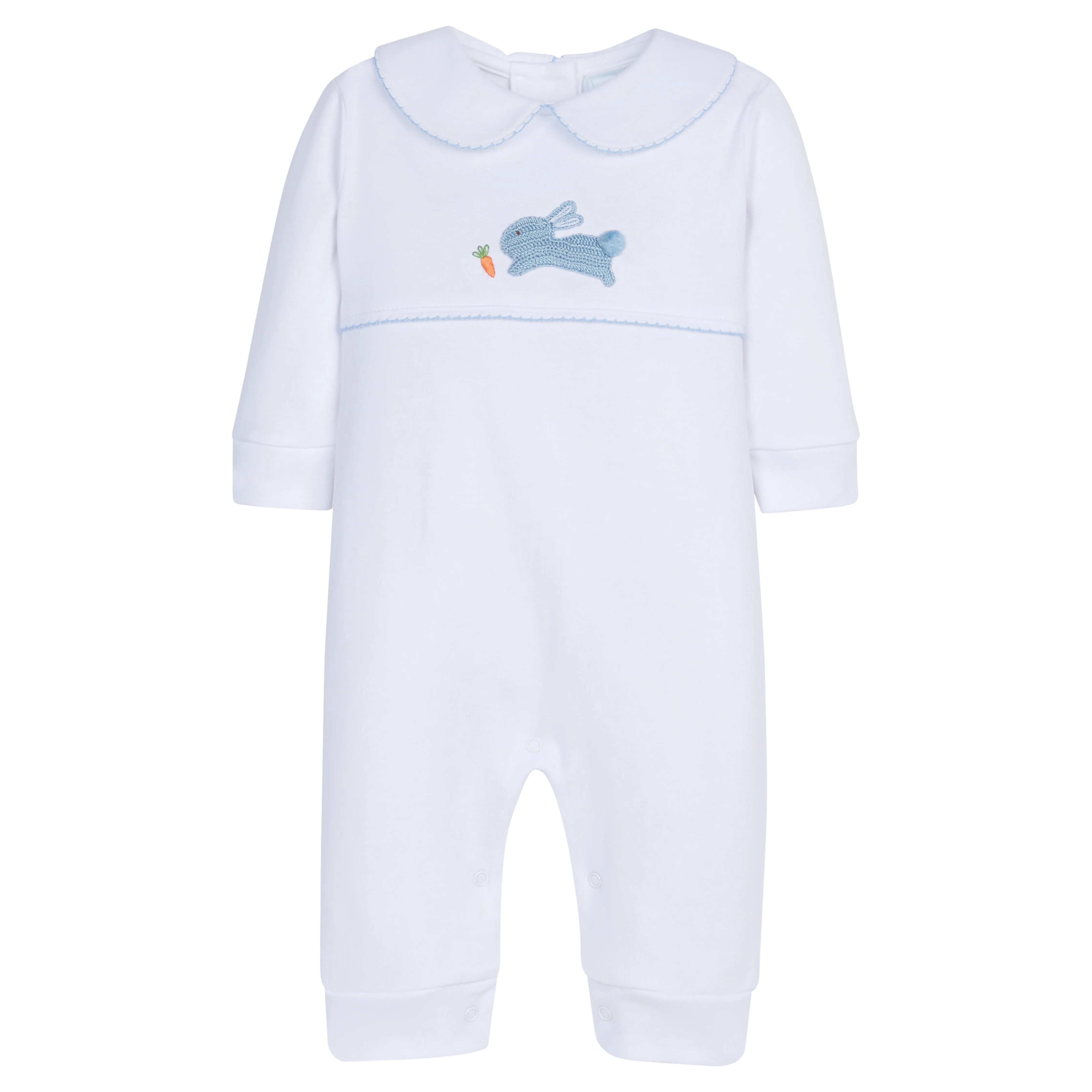 Bunny Crochet Playsuit - Baby Boy's Clothing | Little English