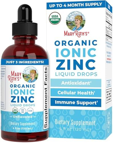 MaryRuth Organics Zinc Supplements for Immune Support | Ionic Zinc for Kids & Adults | Liquid Zin... | Amazon (US)