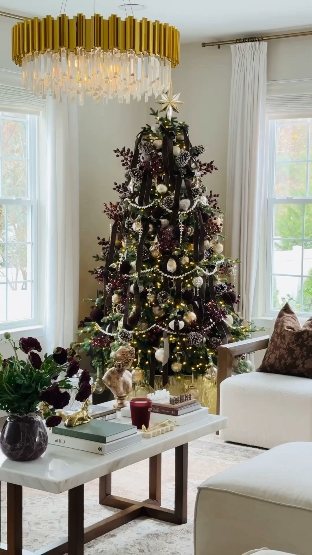 Presenting my 2025 tree from @balsamhill ✨

The theme was ‘rustic glam’ with a pop of chocolate and deep rich burgundy! ALL of my ornaments are from the Balsam Hill new stunning “Rustic Elegance” collection and the jeweled ornaments are from their “Rhinestone” ornament and garland collection! 😍 

Here’s exactly how I decorated my tree this year:

I always start with the lights turned off and work from the inside out. First, I place the largest clear, neutral ornaments deep inside the tree to fill any visible gaps as they’re perfect for catching and reflecting the light from within. Then I layer in the larger ornaments, working my way from the bottom section up into the middle for a full, balanced base.

Next, I introduce the smaller neutral ornaments. I begin at the top of the tree, filling in open spaces, then work them down and throughout the rest of the tree to blend everything together and create an even, dimensional look.

Once the neutrals are set, I bring in my pops of color. This year I added chocolate velvet ornaments for warmth, texture, and richness, along with natural pinecones to tie in that earthy, cozy feel. My second pop of color is a deep burgundy, which I introduce through rich burgundy stems. And yes! It’s absolutely okay to use two accent colors on the same tree when they complement each other!

For the final touch, I layer in a bit of rustic glam: rhinestone jeweled garland, mirrored star ornaments, and sparkling jeweled pieces placed toward the outer edges of the tree. They catch the light beautifully and give the whole tree that perfect, elevated finish.

This is the perfect time to grab your favorites from Balsam Hill to make your holiday season even more magical during their Cyber Monday Sale!! Use my code BHALINA to get $50 off orders $250+. It doesn’t get better than this!! Run!!

Are you inspired?!

#LTKCyberWeek #LTKGiftGuide #LTKHoliday