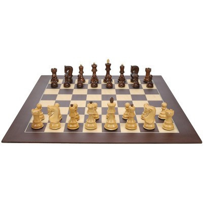 Bobby Fischer Zagreb Chess Set with Wooden Board 21.75 in., 3.74 in. King | Target