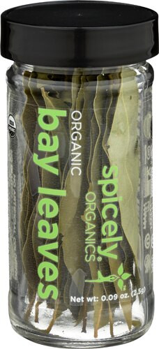 Spicely Organics Bay Leaves Whole Jar -- 0.09 oz | Vitacost.com