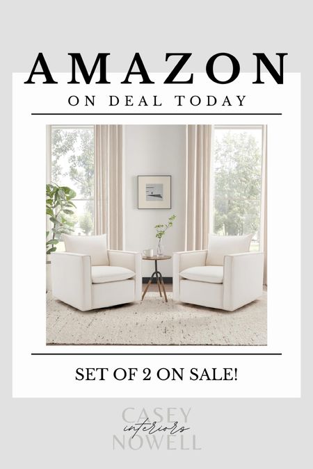 Set of chairs, accent chair, white chair, modern, neutral, furniture, home decor, amazon. 

#LTKhome #LTKsalealert #LTKMostLoved