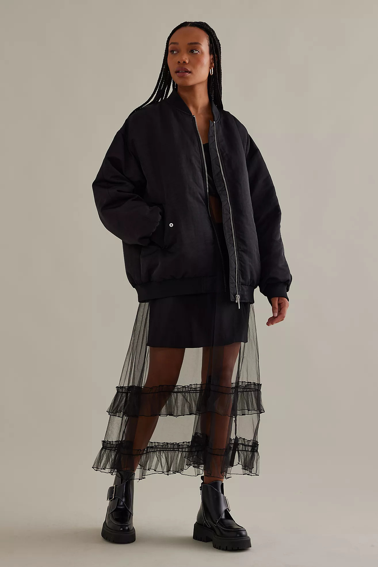 Selected Femme Berete Slouchy Recycled Bomber Jacket | Anthropologie (UK)