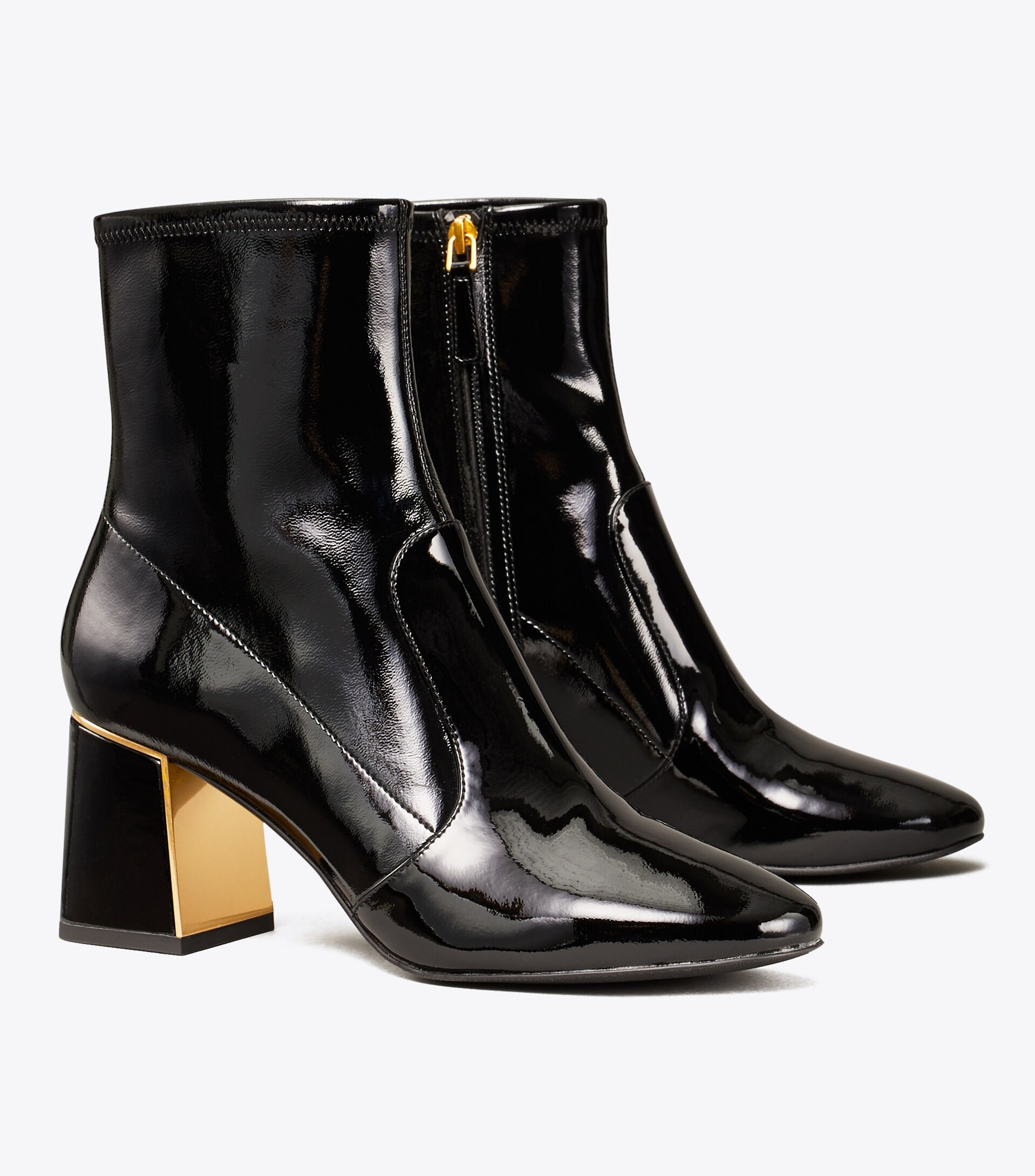 Gigi Patent High-Heel Stretch Boot | Tory Burch (US)