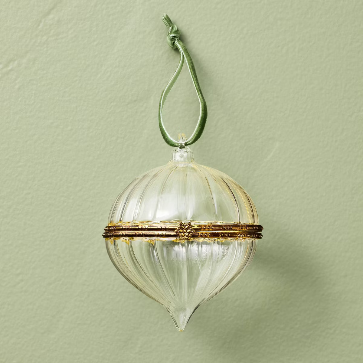 Hinged Glass Christmas Tree Ornament - Hearth & Hand™ with Magnolia | Target
