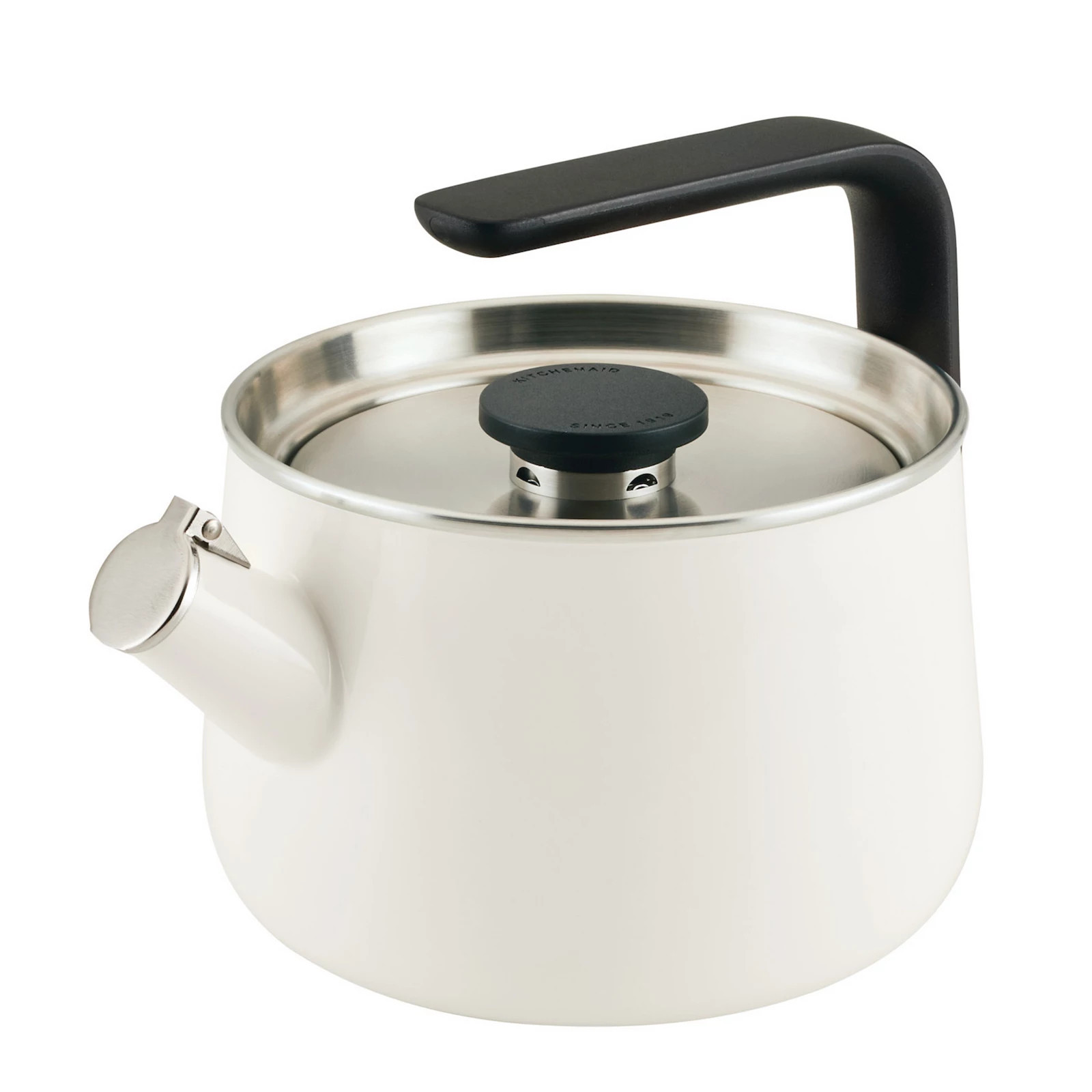 KitchenAid® Enamel-on-Steel Tea Kettle, White | Kohl's