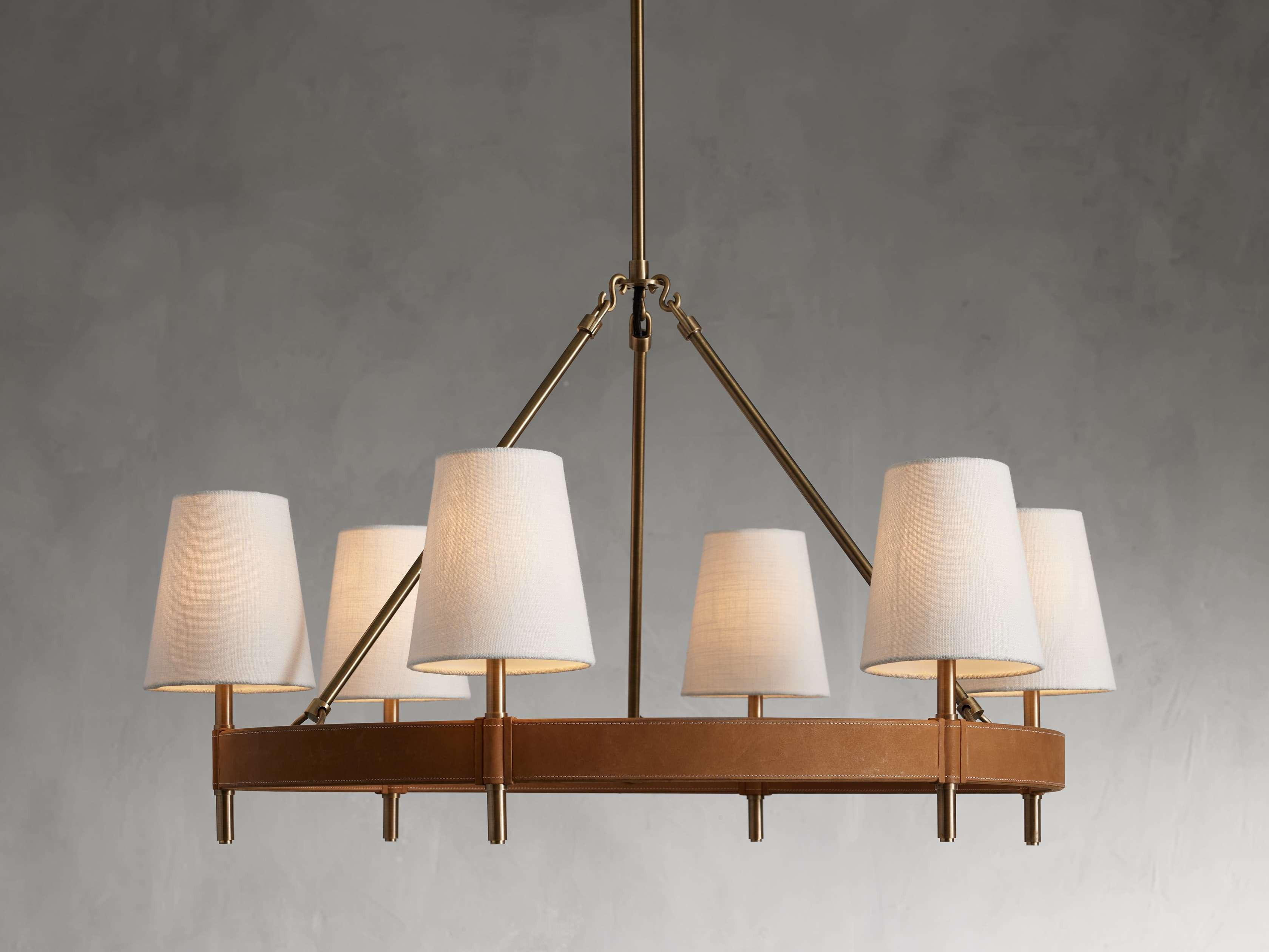 Hastings 6-Light Halo Chandelier | Arhaus