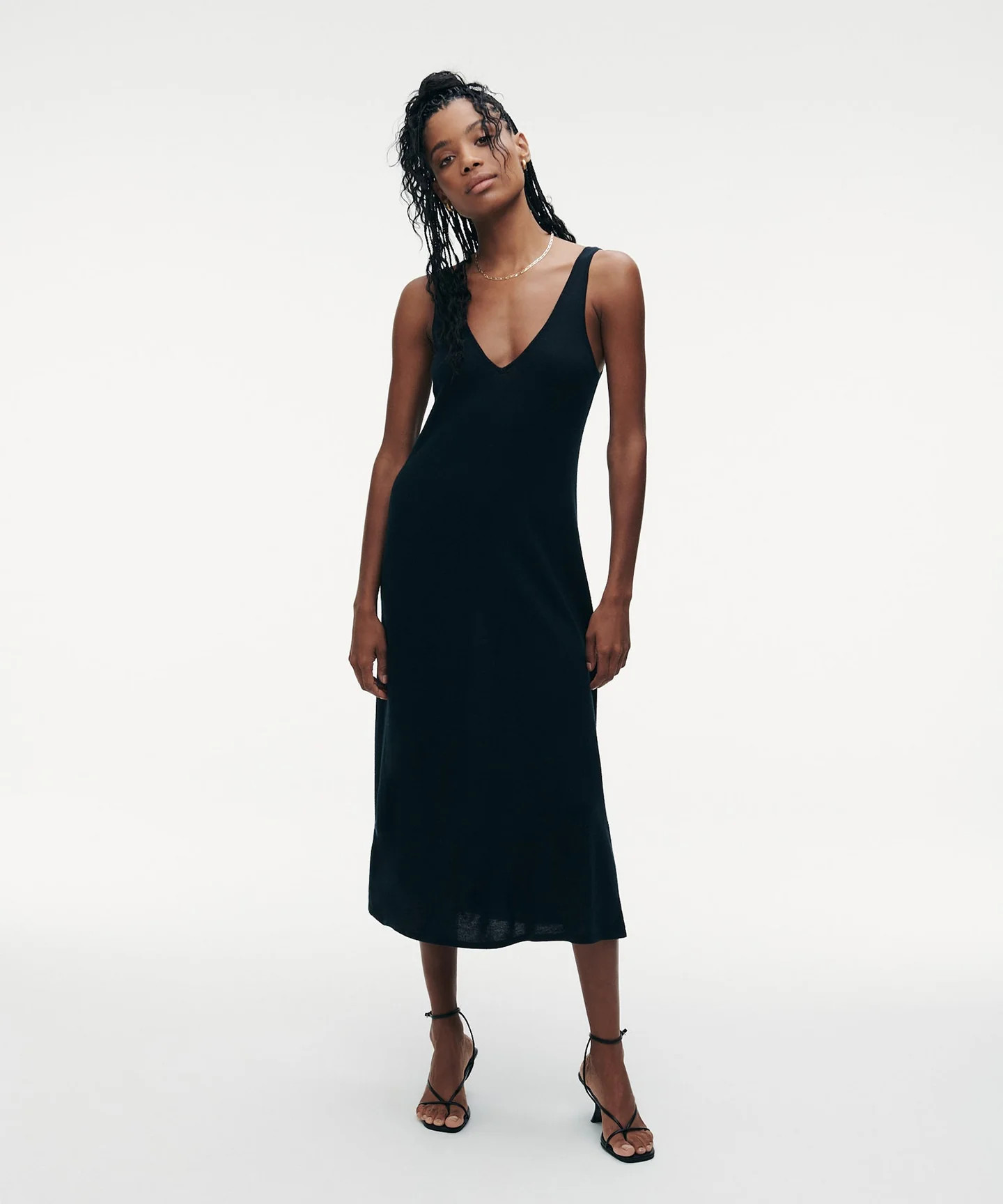Fancy Cashmere Tank Dress | NAADAM