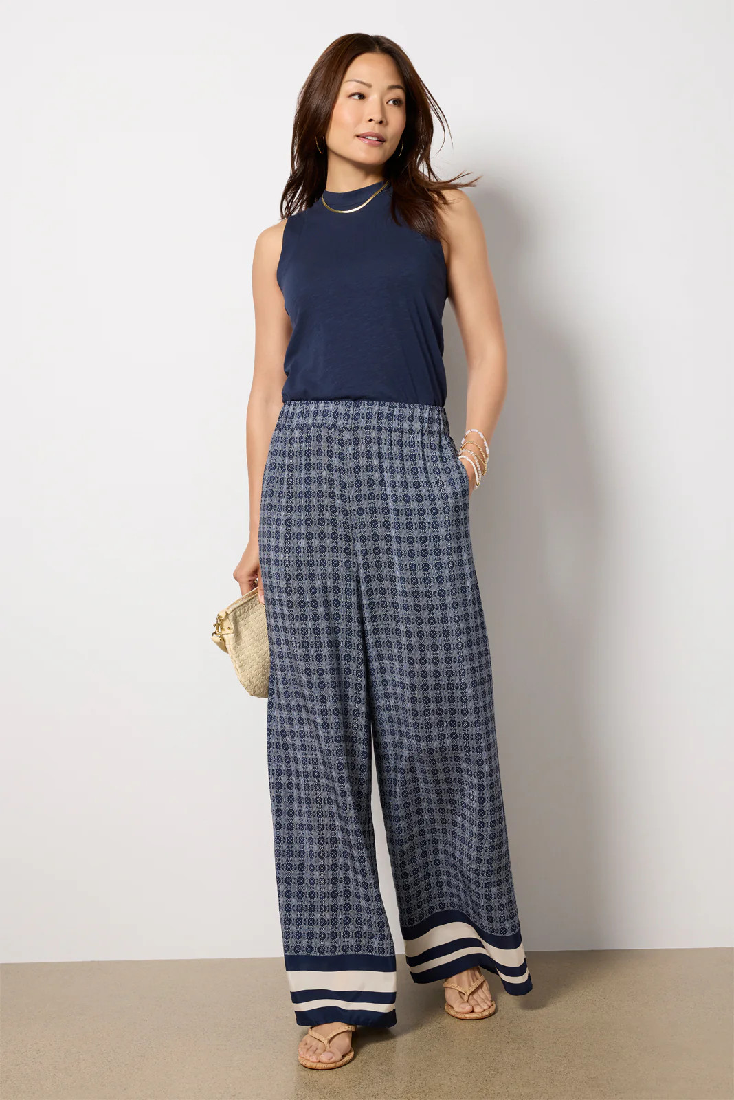 Bria Printed Pant | Evereve