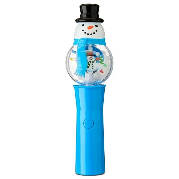 Light-Up Snowman Plastic Spinner Toy, Blue, by Holiday Time | Walmart (US)