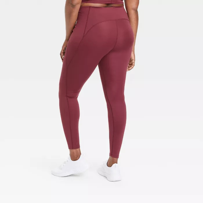 Women's Brushed Sculpt Slim Straight High-Rise Leggings - All in Motion™ | Target