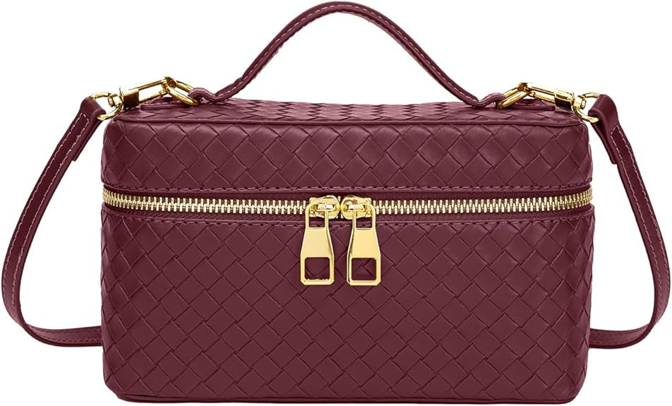 Trendy Shoulder Bags for Women Mini L19 Square Box Satchel Bag Cute PU Leather Crossbody Purse wi... | Amazon (US)