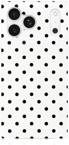 Flaunt Official Square iPhone 17 Pro Max Case - White Polka Dot | Compatible with MagSafe and Wir... | Amazon (US)