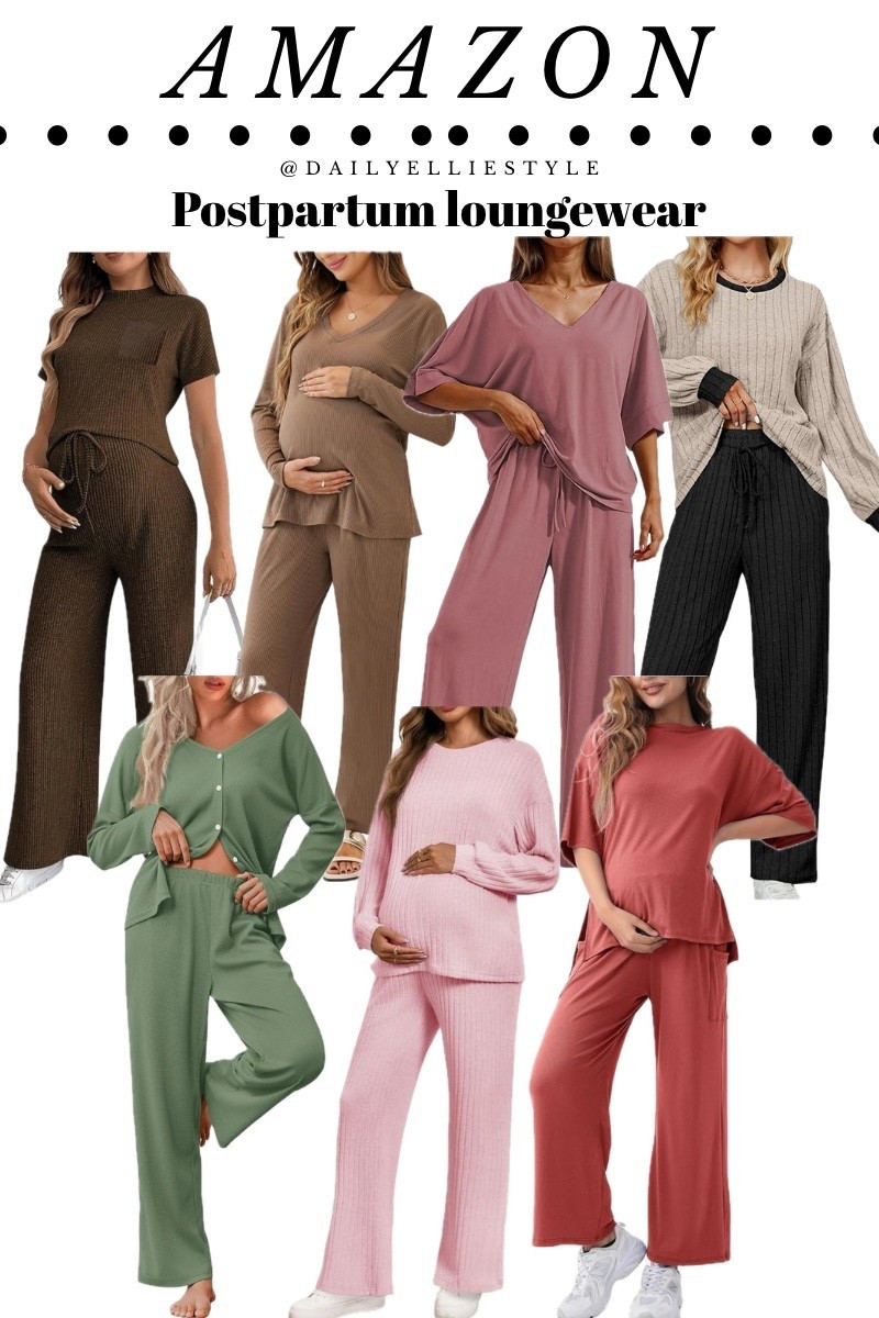Loungewear to get you through Postpartum in comfort & style 🤎🤍

#LTKBump #LTKSeasonal
