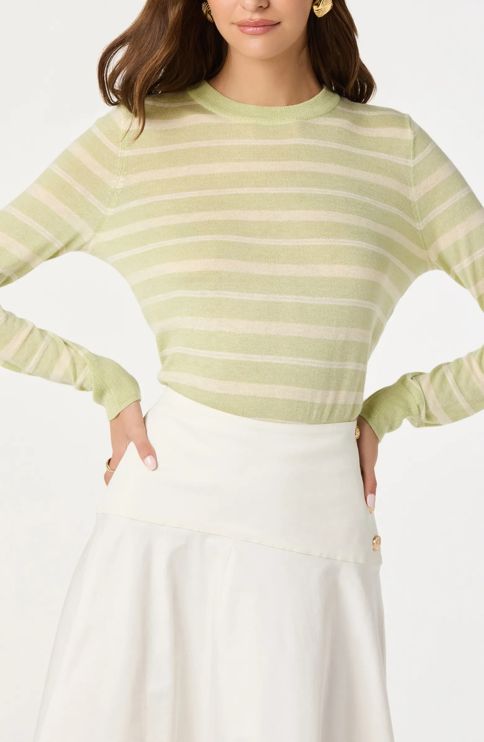 Stripe Crewneck Sweater | Nordstrom