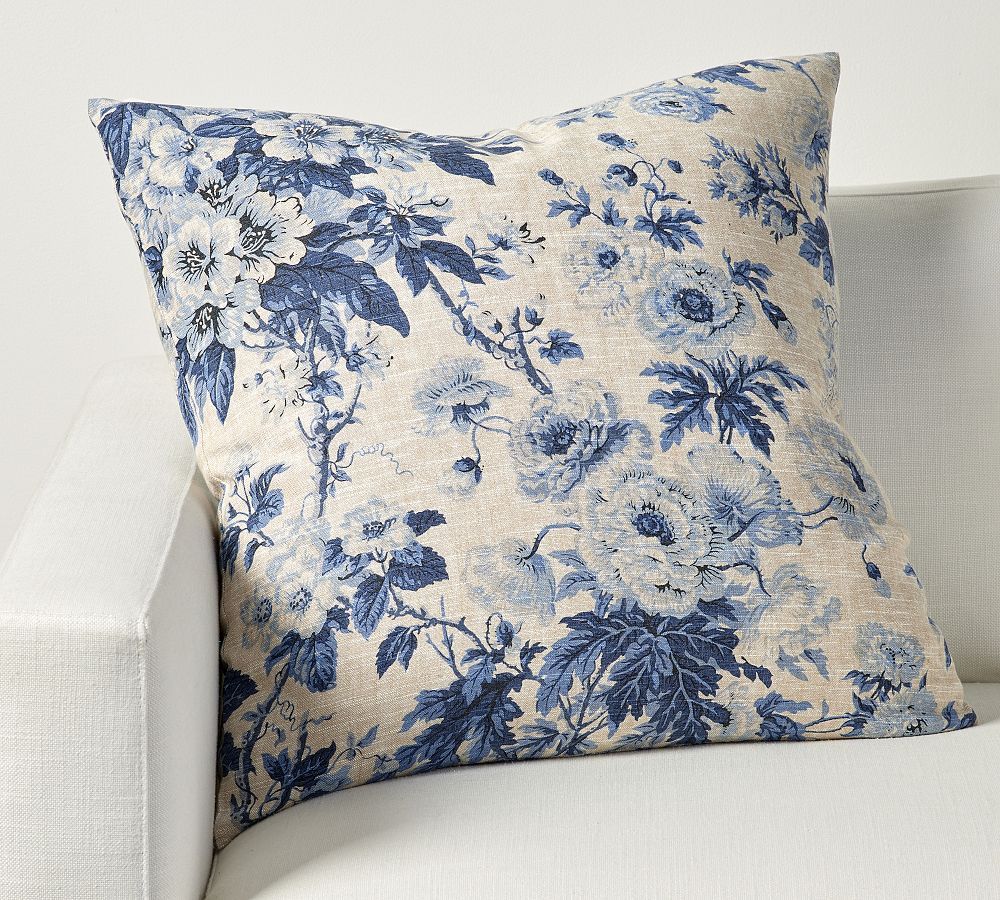 Garden Floral Pillow Cover | Pottery Barn (US)