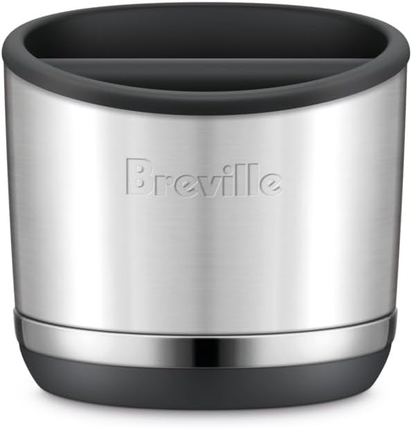 Breville BEA501BSS Knock Box 10 Espresso Machine Accessory, 10 Puck Capacity, Brushed Stainless S... | Amazon (US)