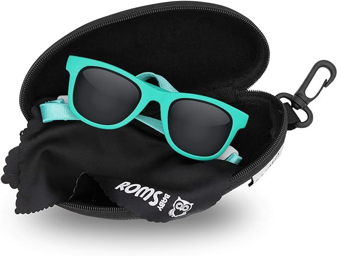 Baby Sunglasses with Strap - 400 UV Protection Polarized Lenses - Unisex Toddler/Kid. Shatterproo... | Amazon (US)