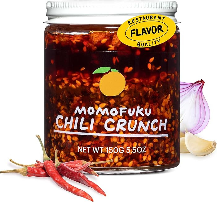 Momofuku Chili Crunch by David Chang, (5.5 Ounces), Chili Oil with Crunchy Garlic and Shallots, S... | Amazon (US)