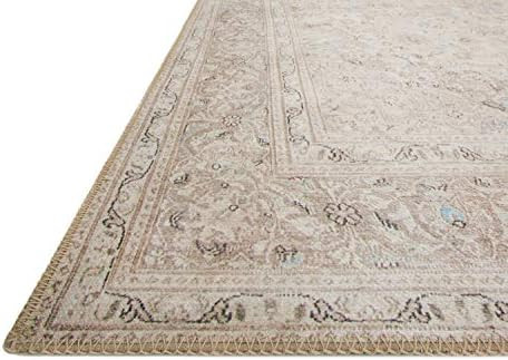 Loloi II Loren Collection LQ-03 Traditional Sand / Taupe 7'-6" x 9'-6" Area Rug | Amazon (US)
