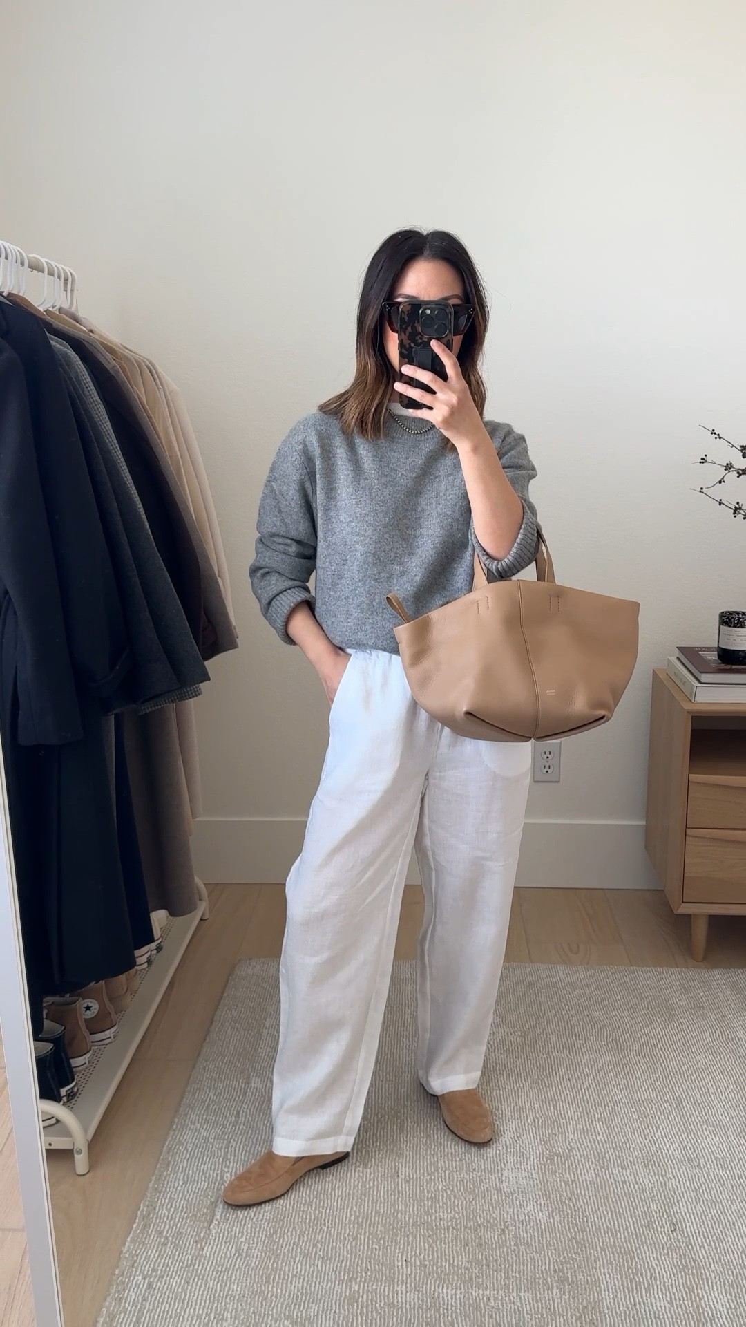 Spring outfits I’d excited to rewear. 

Quince petite outfits. Quince linen pants. Petite linen pants. These are tapered and more of a full length. 

Quince boyfriend sweater xs (runs oversized)
Quince linen pants xs
J.Crew loafers 5 (old)
Mansur Gavriel bag (old)
Celine sunglasses

Spring fashion, petite style, linen pants, mom outfits, spring outfits 

#LTKPetite #LTKootd #LTKmomlife
