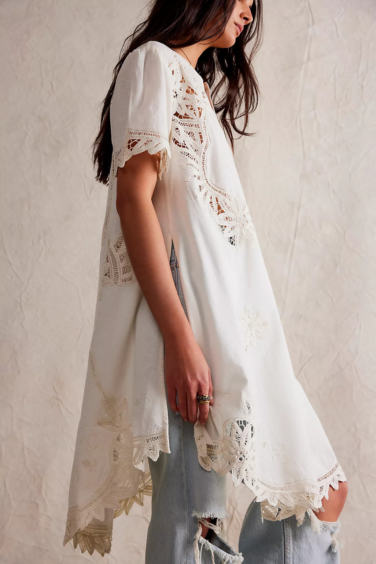 We The Free Izabella Battenburg Tunic | Free People (Global - UK&FR Excluded)