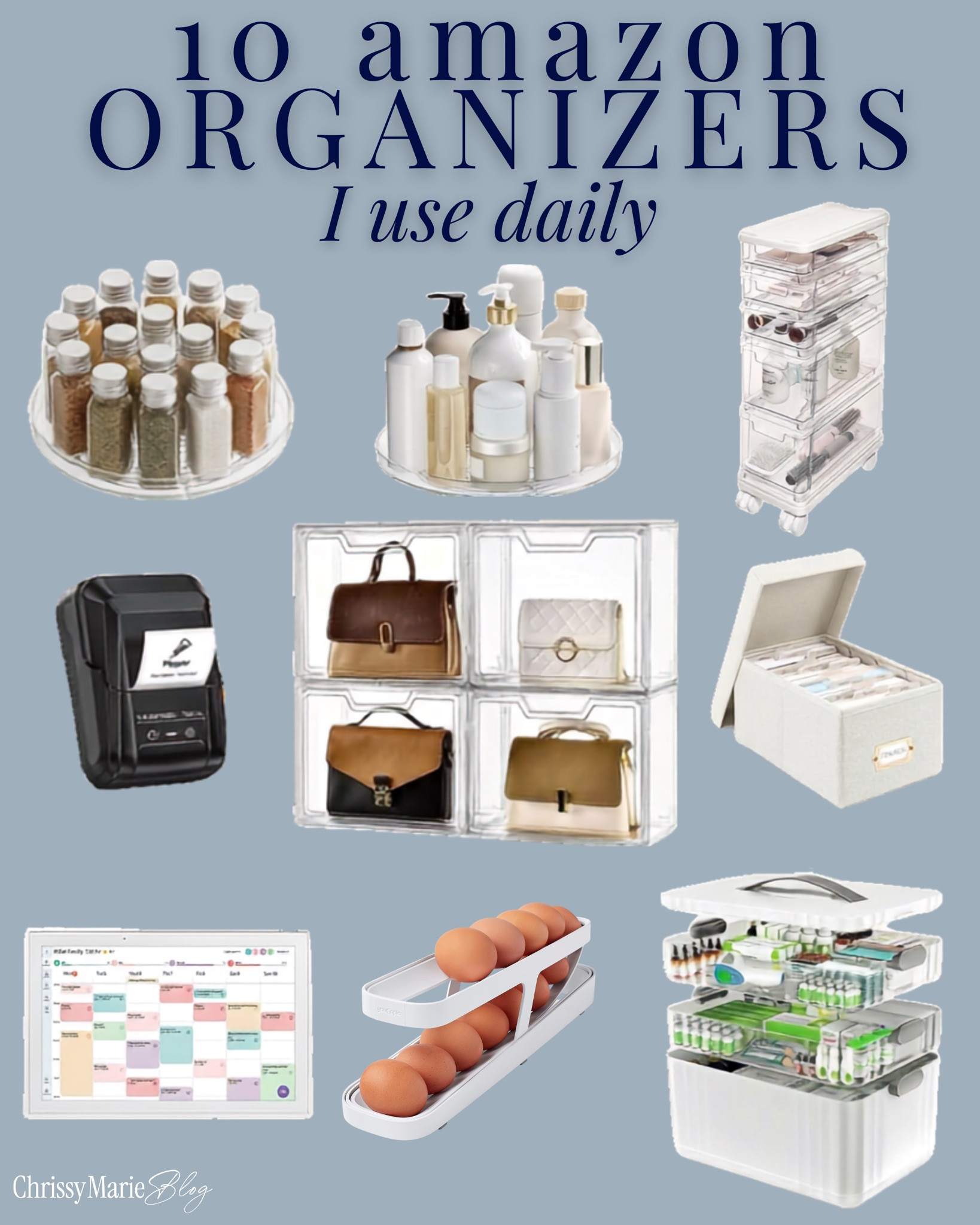 Amazon organizers that make the everyday mess a little easier to manage—and make me look far more organized than I actually am. These are the ones I use daily! 

 #LTKdayinmylife #LTKmomlife #LTKHome
