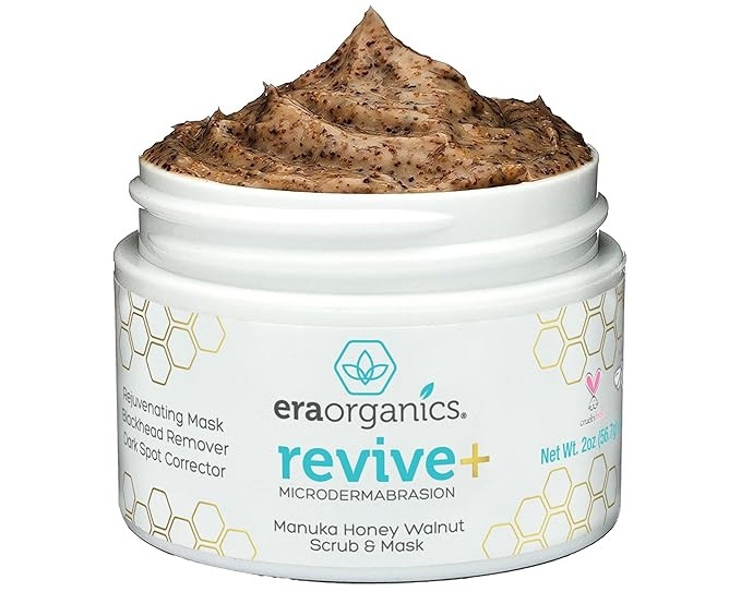 Era Organics Microdermabrasion Facial Scrub & Face Exfoliator - Spa Quality Exfoliating Face Mask... | Amazon (US)