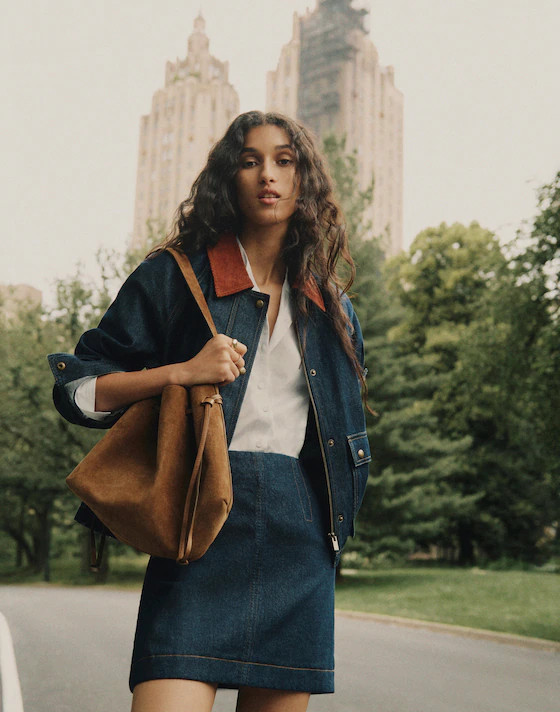 Denim Trapeze Jacket | Madewell