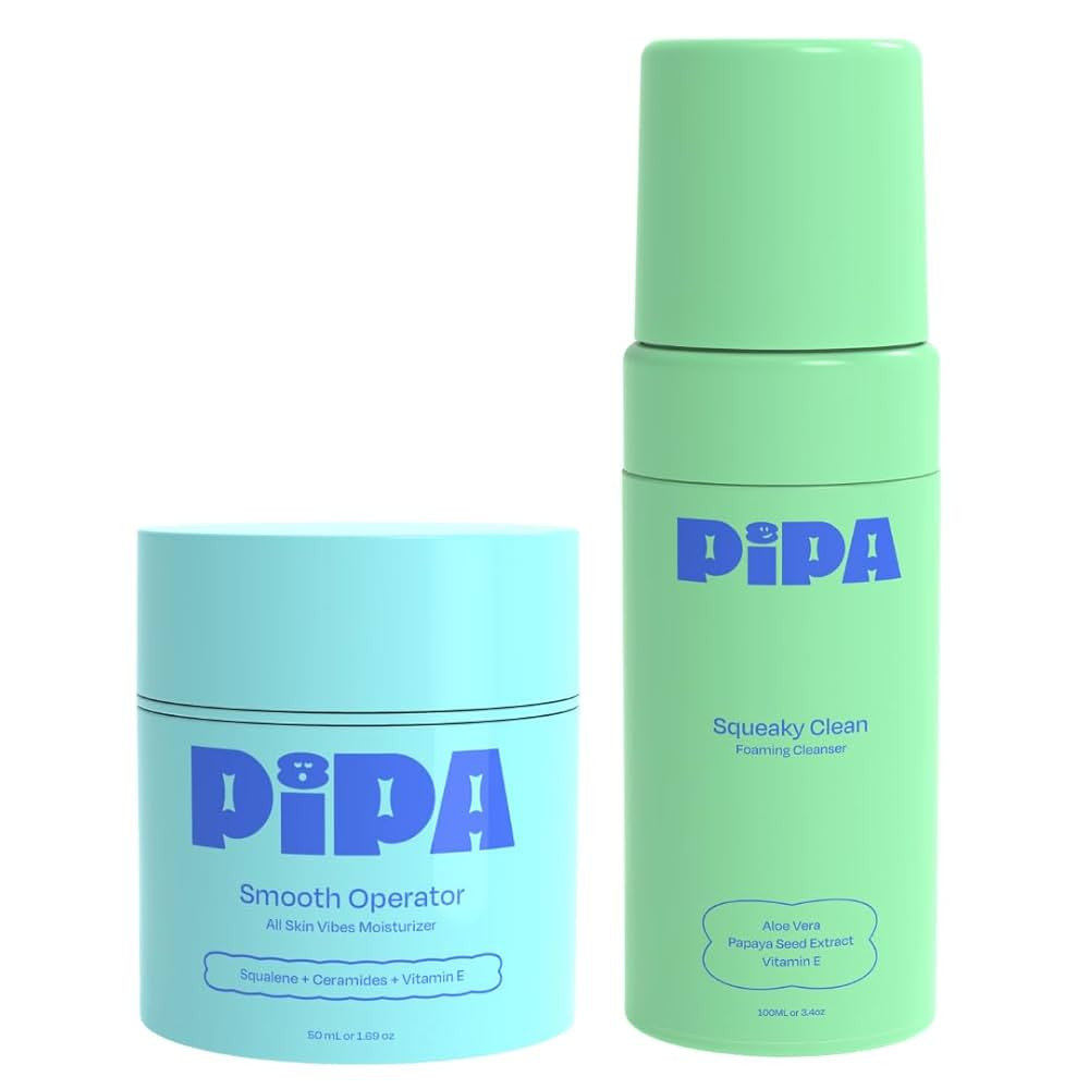 Pipa Smooth Operator & Squeaky Clean Bundle – Kids Hydrating Moisturizer and Gentle Cleanser Du... | Amazon (US)