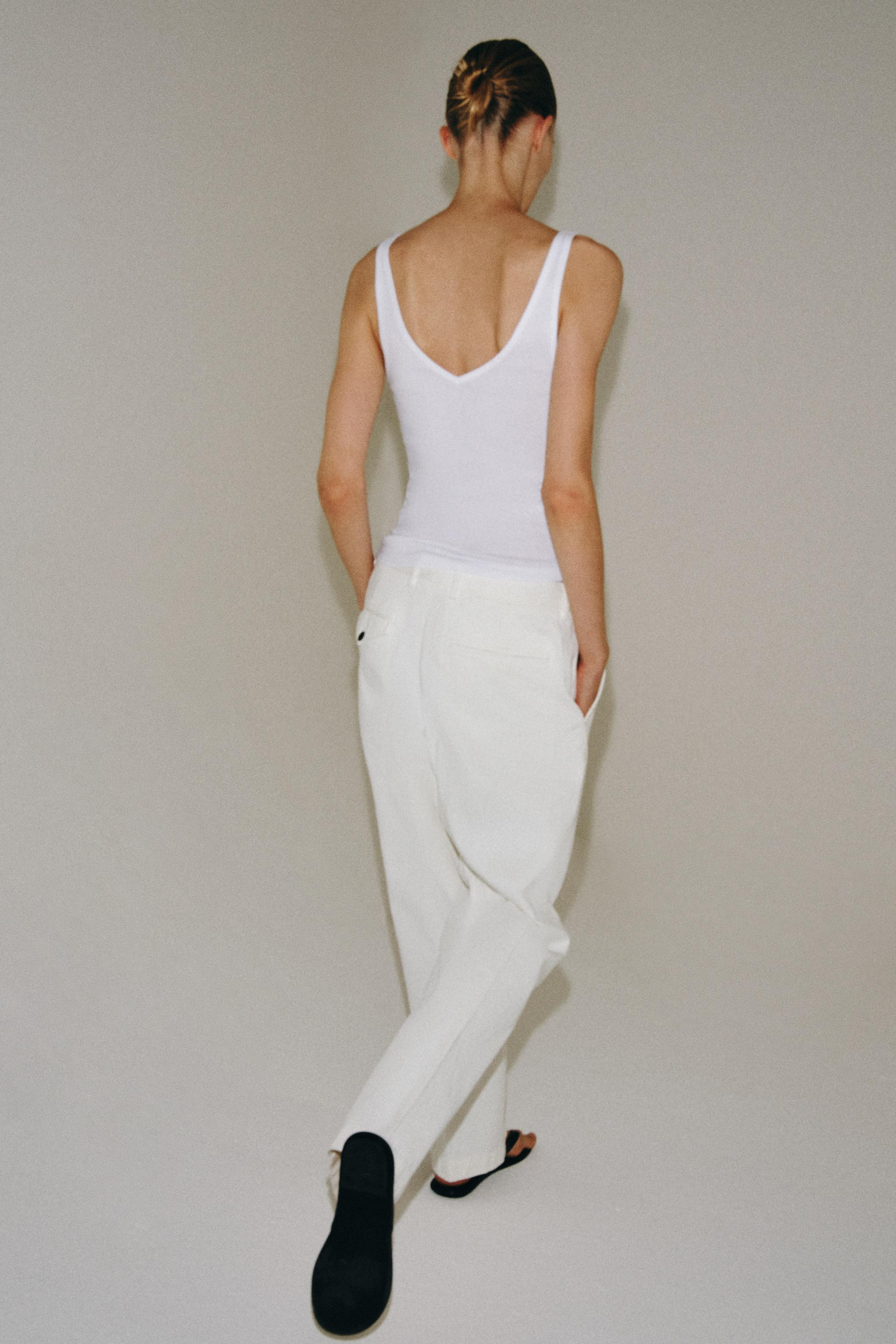 COTTON STRAP TOP | Zara US