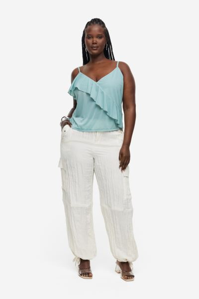 Flounce-detail Camisole Top | H&M (US, CA, MX)