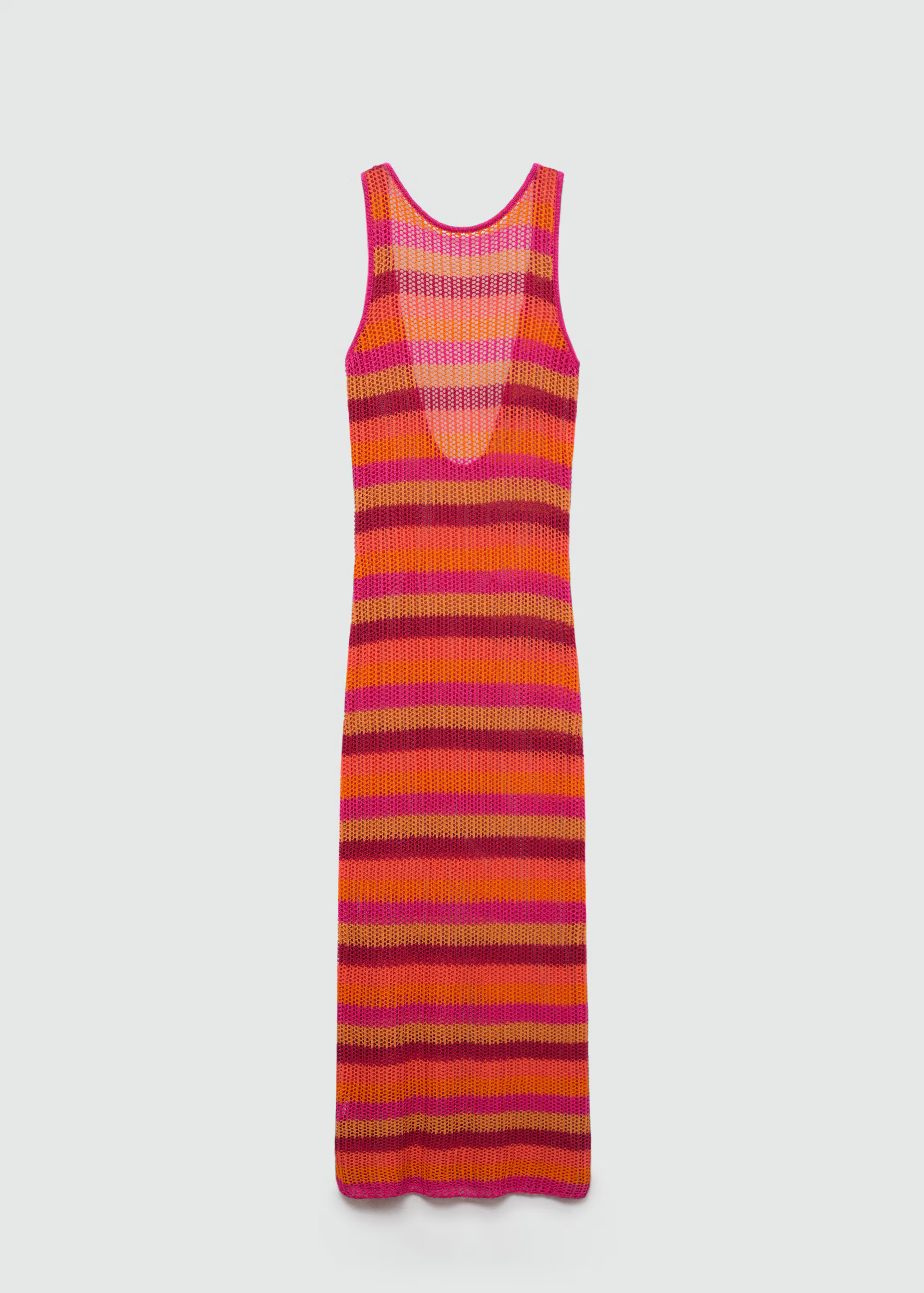 Striped crochet dress | MANGO (UK)
