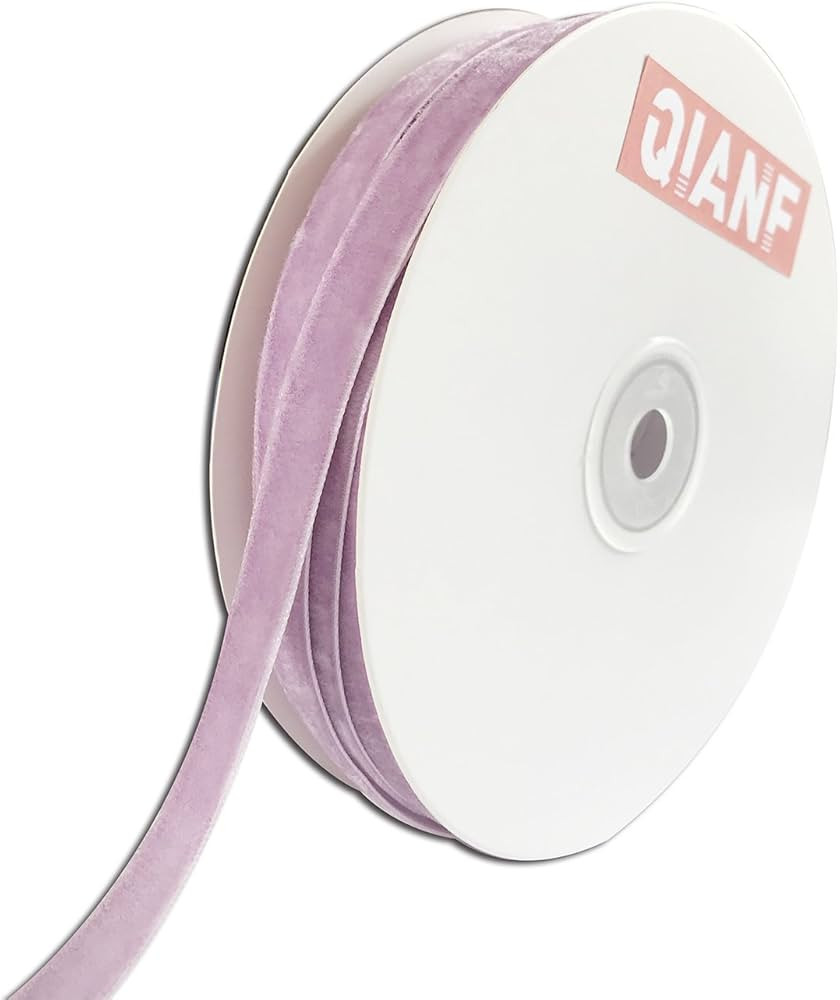 Vintage Lavender Velvet Ribbon, 3/8 Inch X 25Yd | Amazon (US)