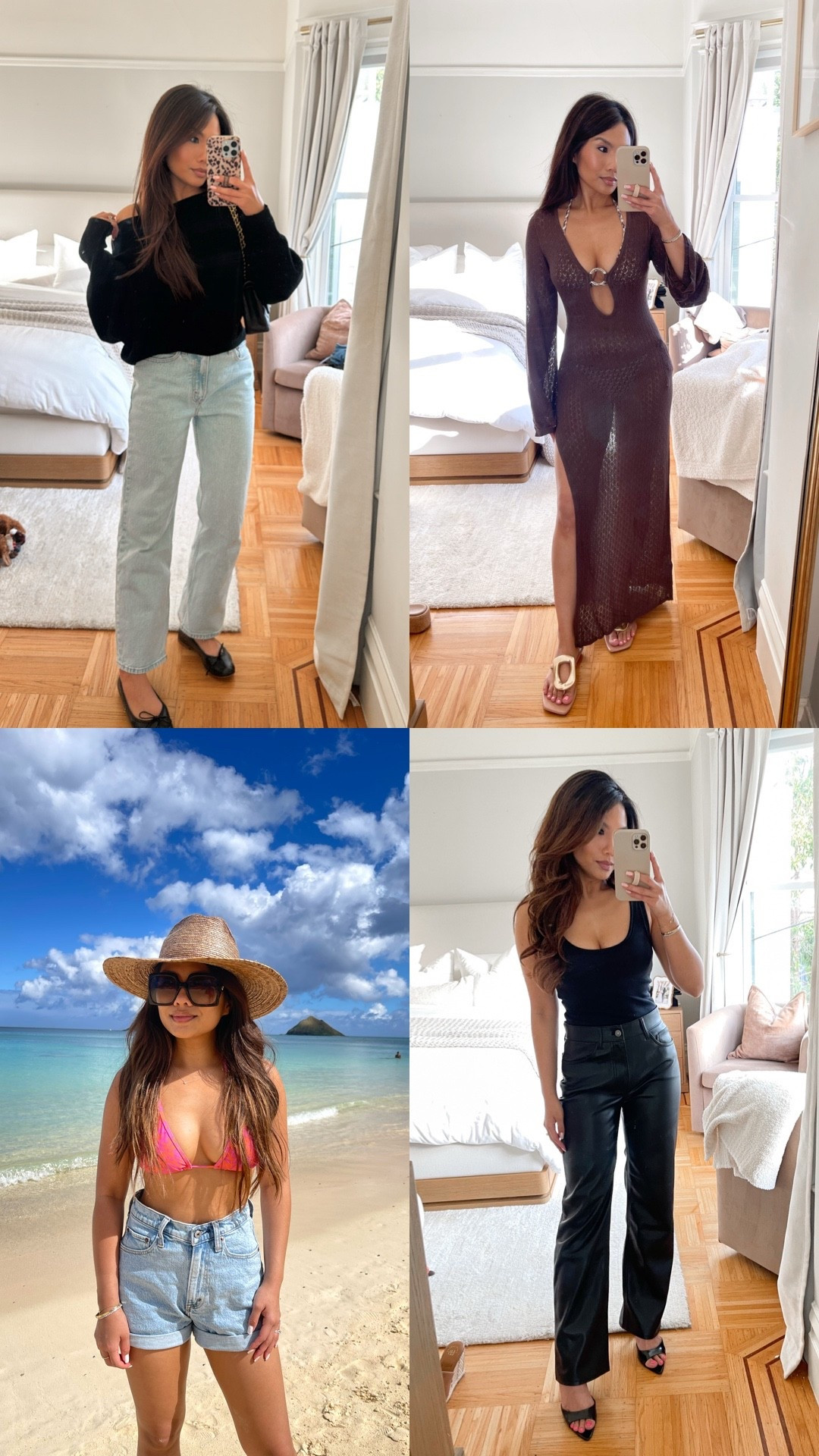 20% off Abercrombie for LTK spring sale! linked my favs + other picks for the sale 

From pictures:
Straight jeans - tts, 25 short
Brown swim coverup - tts, xs
Jean shorts - curve love fit, loose fit, tts, 25
Bra free tank - tts, xs
Curve love vegan leather pants - tts, 25 

#LTKPetite #LTKSpringSale