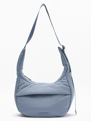 All About Sheen Small Crossbody Hobo Bag | Athleta