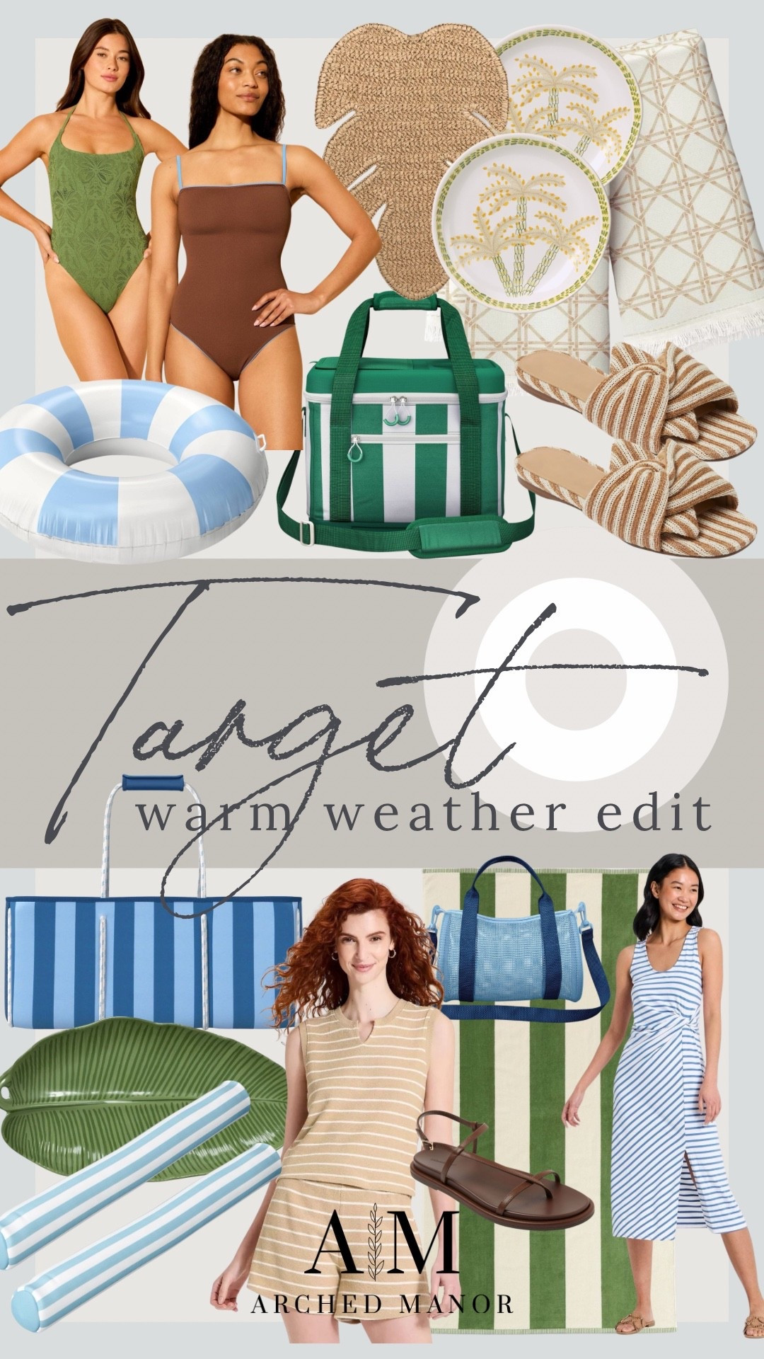This warm weather edit is so good! I am loving the poolside finds at Target right now! 🎯❤️