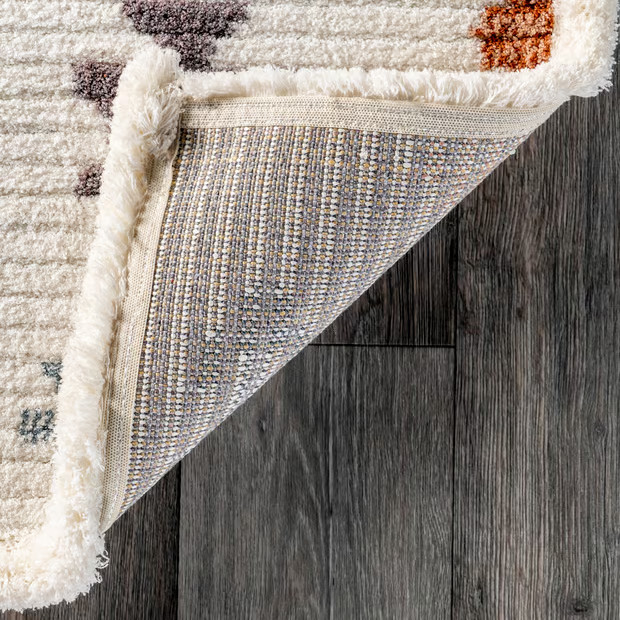 Beige Peyton Aztec Fringed Area Rug | Rugs USA